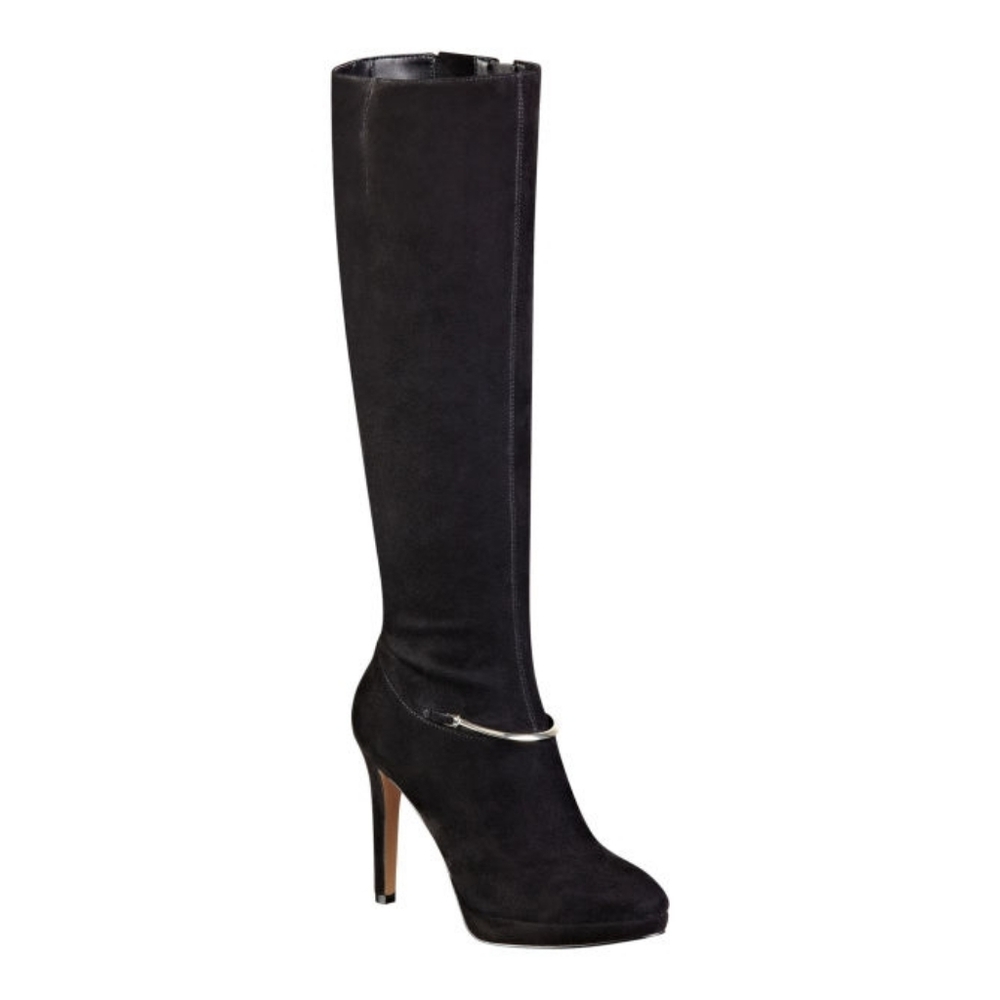 Pearson Black Over-the-Knee Stiletto Boot